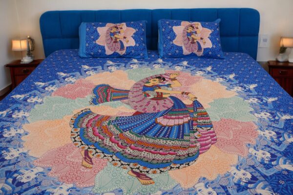 Ethnic Elegance in Blue