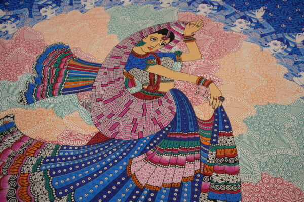 Ethnic Elegance in Blue