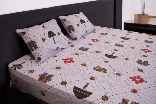 Tribal Essence Handblock Bedsheet